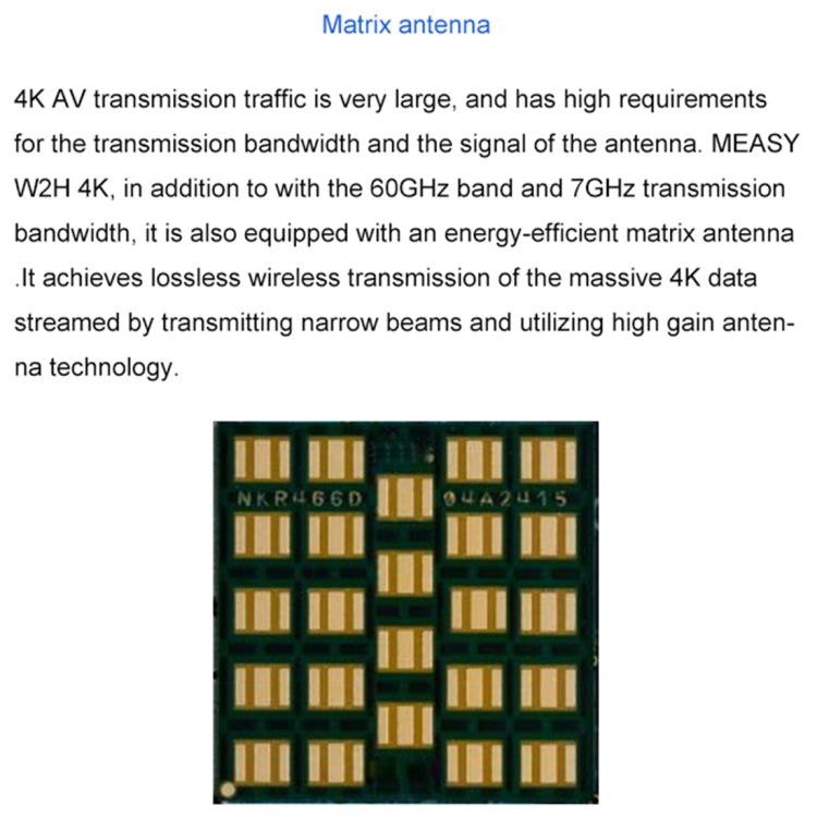 Measy W2H 60GHz 1080P Ultra HD Wireless Transmission Kit, Transmission Distance: 30m, AU Plug - Set Top Box & Accessories by Measy | Online Shopping South Africa | PMC Jewellery | Buy Now Pay Later Mobicred