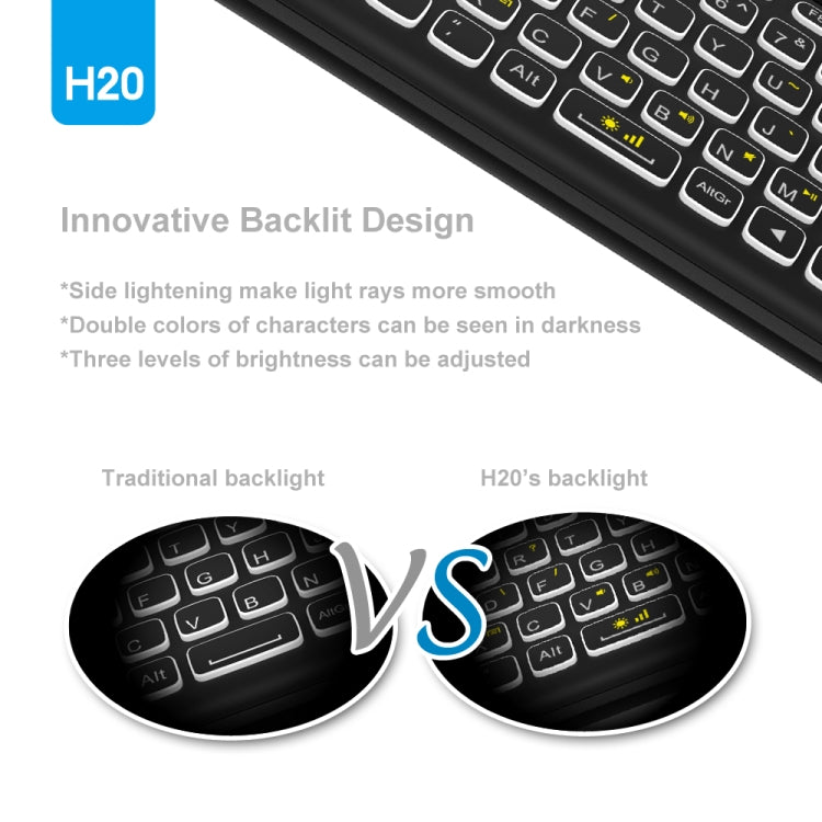 H20 2.4GHz Mini Smart Wireless Multi-Touch Touch Keyboard - free shipping - PMC TechLife - Order now!