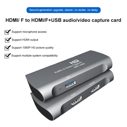 Z27A HDMI Female to HDMI Female USB Video Audio Capture Box - Video Capture Solutions by PMC Jewellery | Online Shopping South Africa | PMC Jewellery | Buy Now Pay Later Mobicred