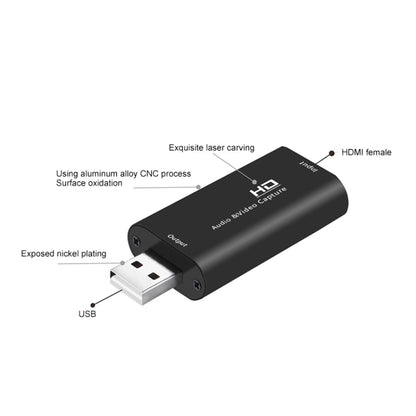 Z32 HDMI Female to HDMI Female Audio Video Capture Adapter Box - Video Capture Solutions by PMC Jewellery | Online Shopping South Africa | PMC Jewellery | Buy Now Pay Later Mobicred