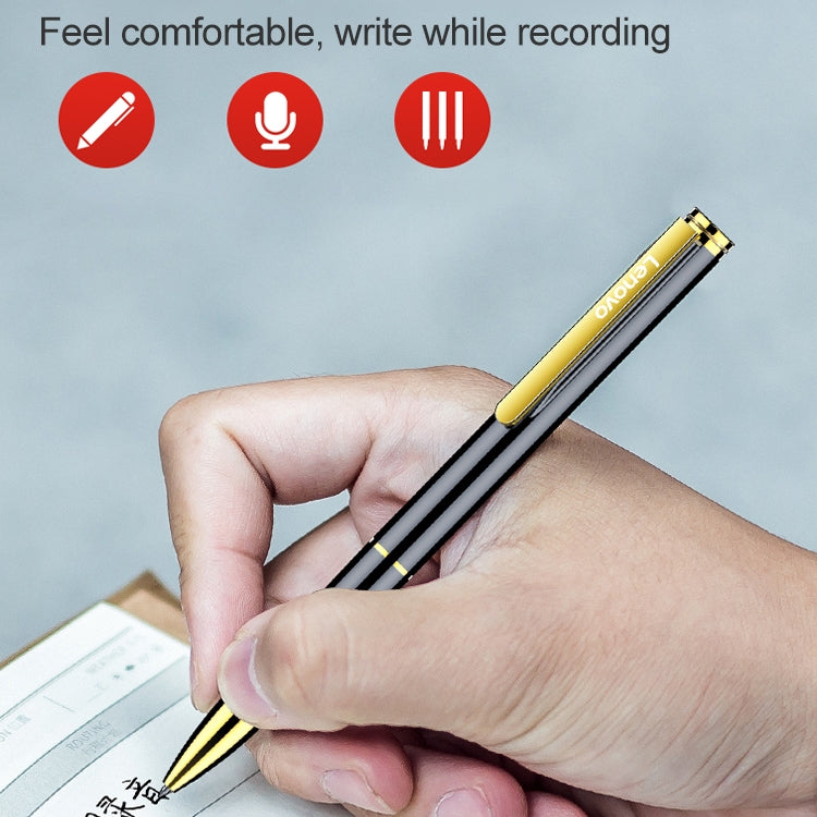 Original Lenovo B628 32GB Intelligent Voice Control Noise Reduction Pen Shape Recording Pen - Recording Pen by Lenovo | Online Shopping South Africa | PMC TechLife