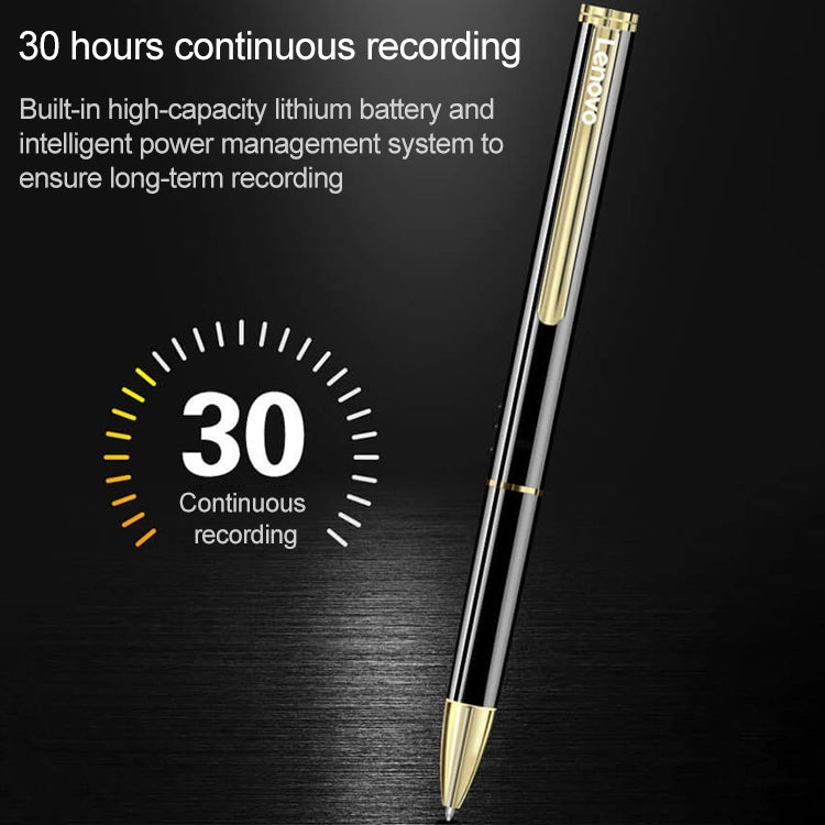 Original Lenovo B628 32GB Intelligent Voice Control Noise Reduction Pen Shape Recording Pen - Recording Pen by Lenovo | Online Shopping South Africa | PMC TechLife