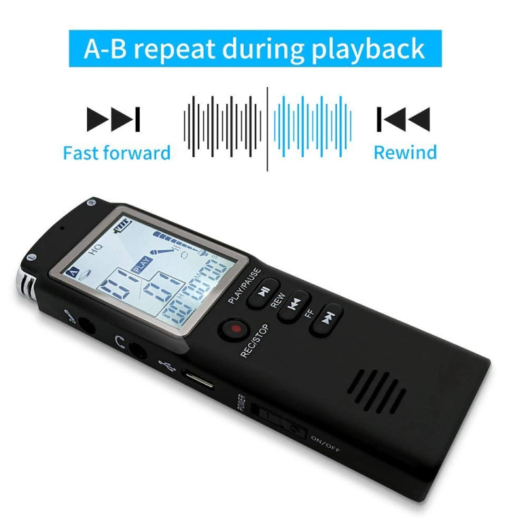 VM113 Portable Audio Voice Recorder, 8GB, Support Music Playback / LINE-IN & Telephone Recording - free shipping - PMC TechLife - Order now!