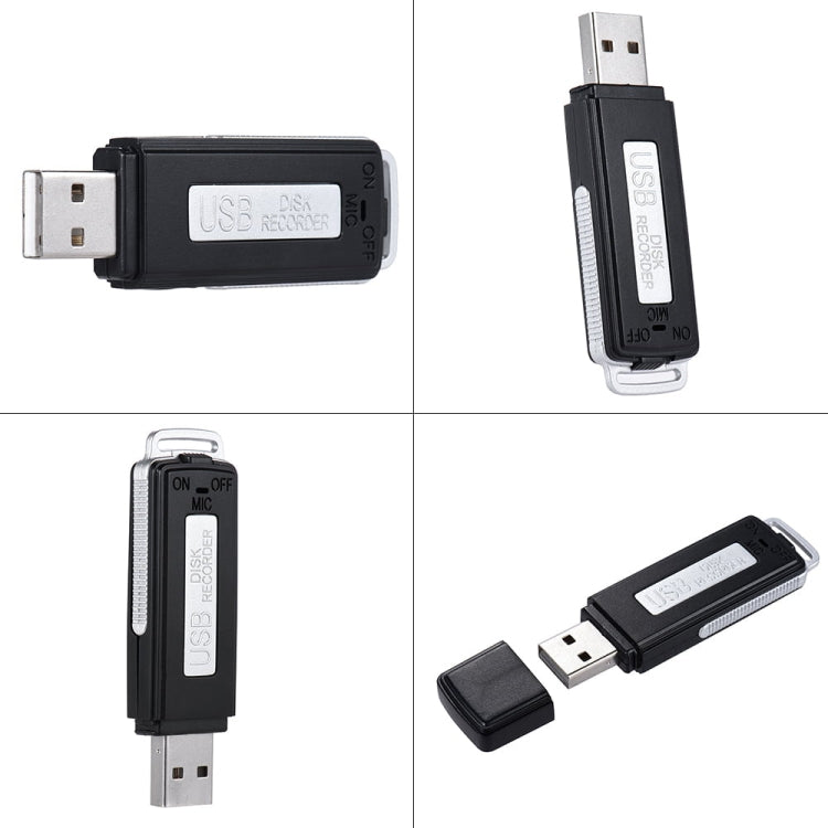 SK868 16GB Rechargeable Portable U-Disk Voice Recorder - U-Disk Recorder by PMC TechLife | Online Shopping South Africa | PMC TechLife | Buy Now Pay Later Mobicred