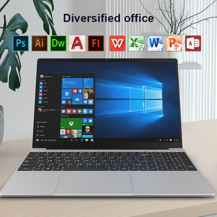 H15 15.6 inch Ultrathin Laptop, 16GB+1TB, Windows 11 Intel Processor N95 Quad Core, US Plug (Silver) - free shipping - PMc TechLife - Order now!
