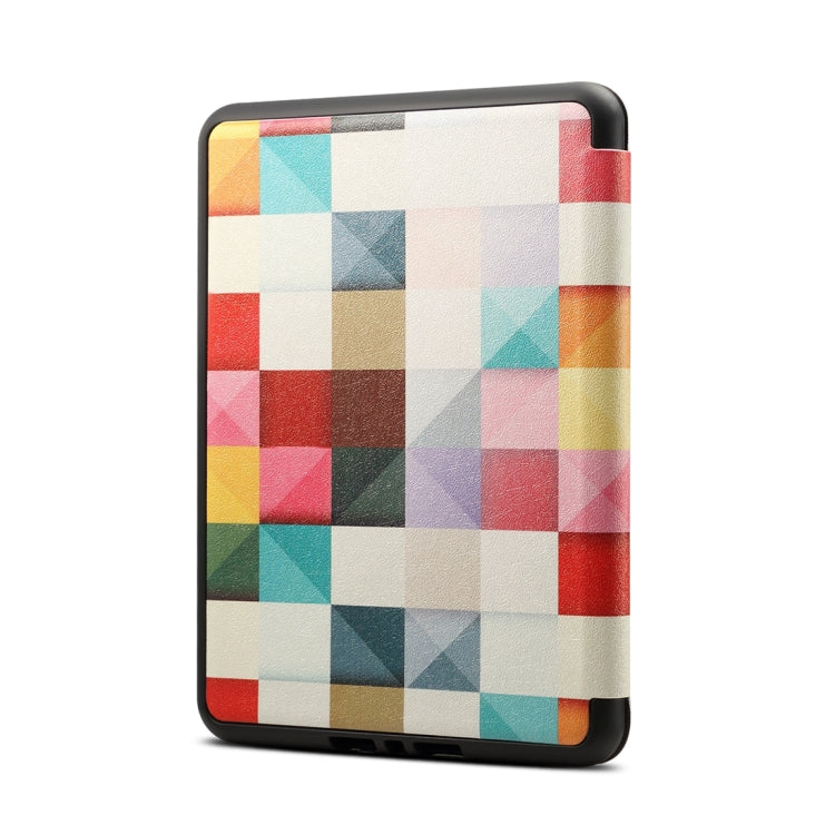 Colors Magic Cube Pattern Horizontal Flip PU + TPU Leather Protective Case for Amazon Kindle Paperwhite 4 (2018), with Sleep & Wake-up Function - Amazon by PMC TechLife | Online Shopping South Africa | PMC TechLife