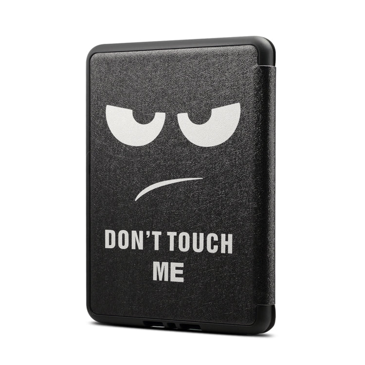 Black Eye Pattern Horizontal Flip PU + TPU Leather Protective Case for Amazon Kindle Paperwhite 4 (2018), with Sleep & Wake-up Function - free shipping - PMC TechLife - Order now!