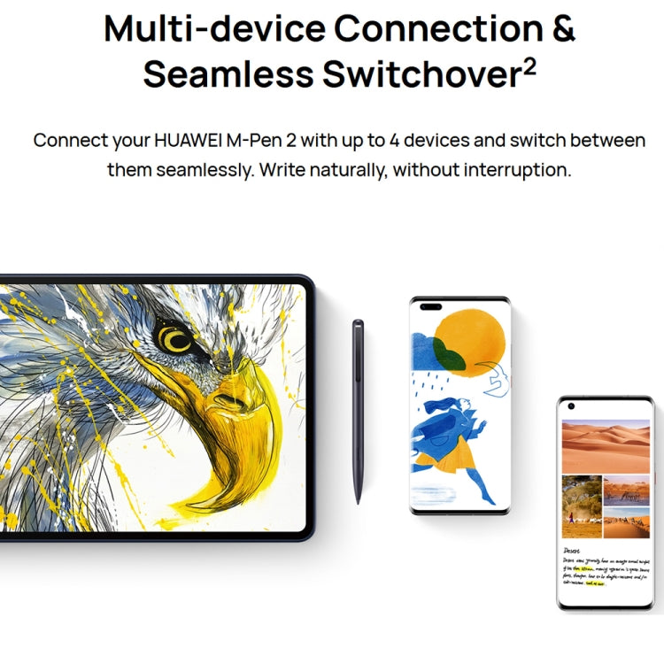 Original Huawei M-Pen 2 Stylus Pen for Huawei Mate 40 Series / MatePad Pro (Grey) - Stylus Pen by Huawei | Online Shopping South Africa | PMC Jewellery