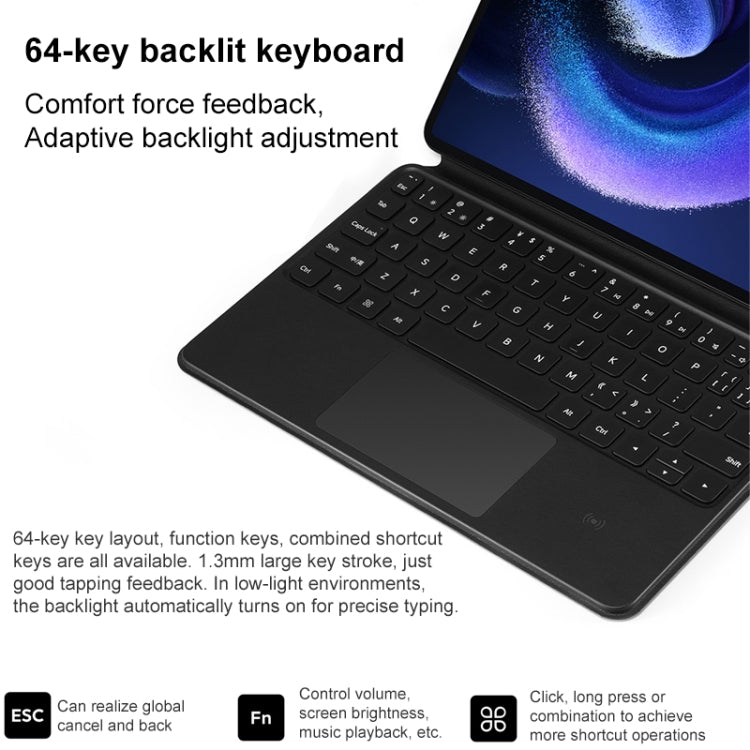 Original For Xiaomi Pad 6 / 6 Pro Intelligent Touch Pad Keyboard (White) - Others Keyboard by Xiaomi | Online Shopping South Africa | PMC Jewellery