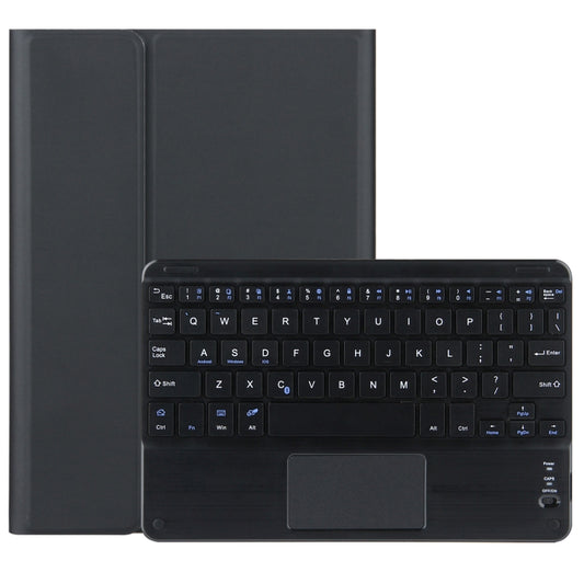 DY-E10 2 in 1 Removable Bluetooth Keyboard + Protective Leather Tablet Case with Touchpad & Holder for Lenovo Tab E10(Black) - Lenovo Keyboard by PMC Jewellery | Online Shopping South Africa | PMC Jewellery