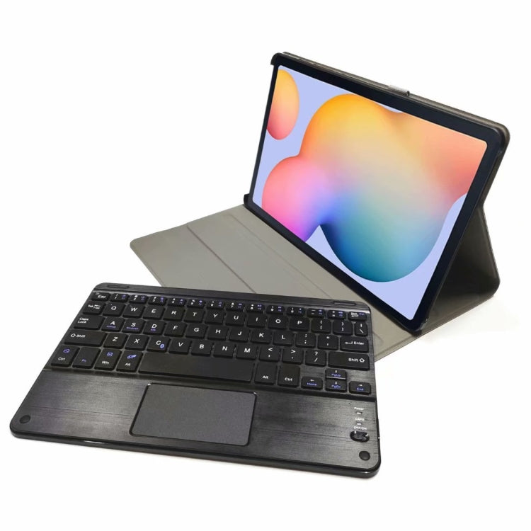 DY-M10ReL-C 2 in 1 Removable Bluetooth Keyboard + Protective Leather Tablet Case with Touchpad & Holder for Lenovo Tab M10 FHD REL(Gold) - Lenovo Keyboard by PMC Jewellery | Online Shopping South Africa | PMC Jewellery