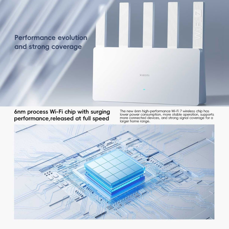 Xiaomi Router BE5000 WiFi 7 MLO 2.4GHz 5.0GHz Dual Band 2.5G Port 512MB RAM Repeater, US Plug (White) - free shipping - PMC Jewellery - Order now!
