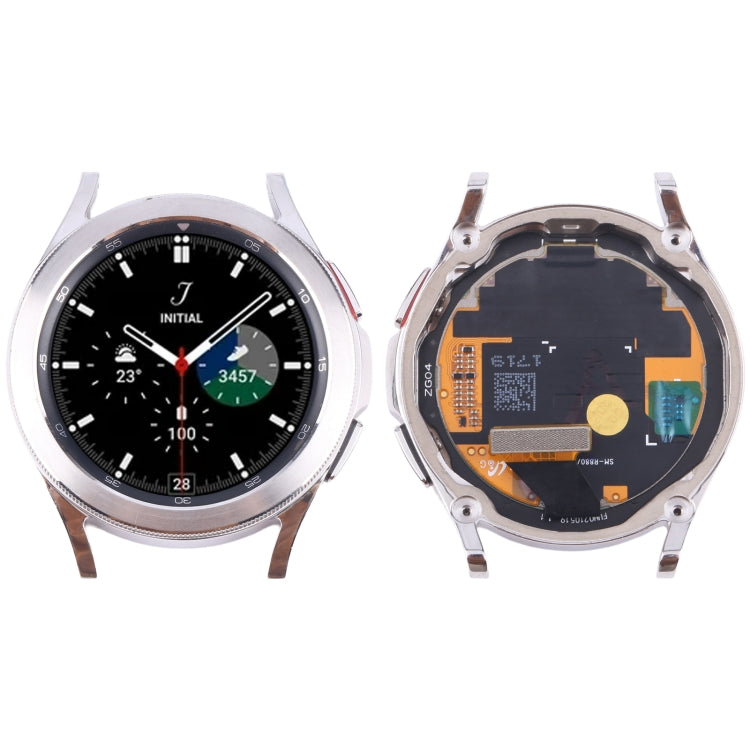 Original LCD Screen Digitizer Full Assembly with Frame for Samsung Galaxy Watch4 Classic 42mm SM-R880/R885 (Silver) - For Samsung by PMC Jewellery | Online Shopping South Africa | PMC Jewellery | Buy Now Pay Later Mobicred