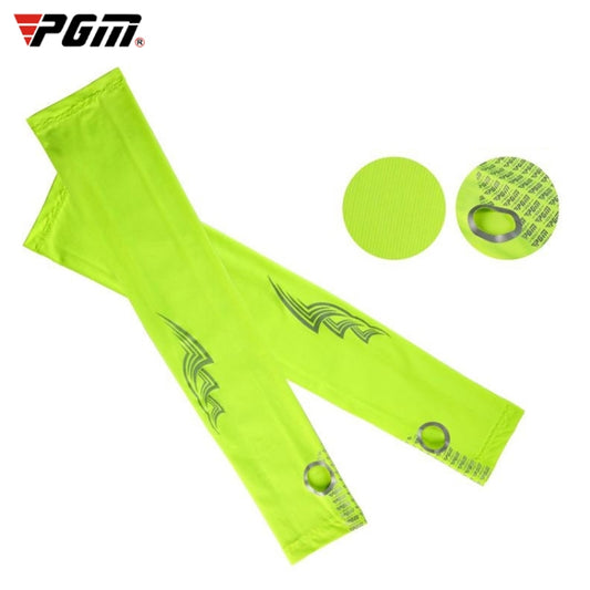 PGM Golf Sunscreen Breathable Sports Cuff Sleeve(Fluorescent Green) - Golf Accessories by PGM | Online Shopping South Africa | PMC Jewellery | Buy Now Pay Later Mobicred