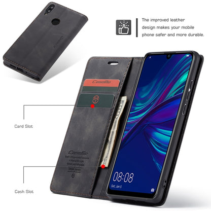 CaseMe Multifunctional Retro Frosted Horizontal Flip Leather Case for Huawei P Smart 2019 /  Honor 10 Lite, with Card Slots & Holder & Wallet(Black) - Honor Cases by CaseMe | Online Shopping South Africa | PMC Jewellery | Buy Now Pay Later Mobicred