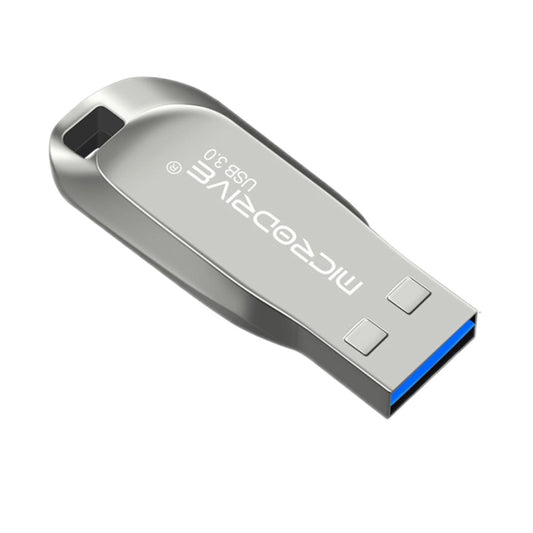 MicroDrive 64GB USB 3.0 Fashion High Speed Metal Rotating U Disk (Grey) - USB Flash Drives by MicroDrive | Online Shopping South Africa | PMC Jewellery | Buy Now Pay Later Mobicred