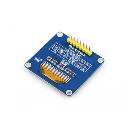 Waveshare 1.3 inch 128*64 OLED, SPI/I2C interfaces, Straight Vertical Pinheader - Modules Expansions Accessories by Waveshare | Online Shopping South Africa | PMC Jewellery | Buy Now Pay Later Mobicred