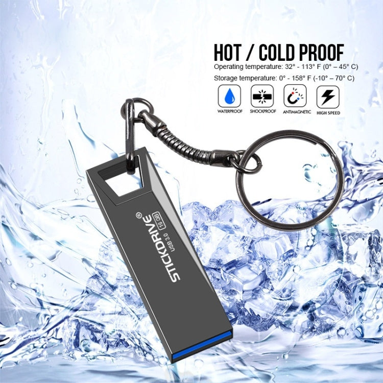 STICKDRIVE 64GB USB 3.0 High Speed Mini Metal U Disk (Black) - USB Flash Drives by STICKDRIVE | Online Shopping South Africa | PMC TechLife | Buy Now Pay Later Mobicred
