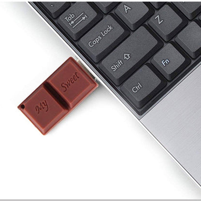 MicroDrive 128GB USB 2.0 Creative Chocolate USB Flash Drive - USB Flash Drives by MicroDrive | Online Shopping South Africa | PMC Jewellery