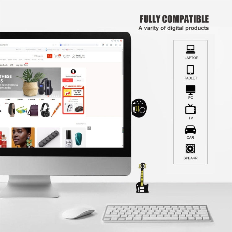 MicroDrive 64GB USB 2.0 Triangle Guitar U Disk - USB Flash Drives by MicroDrive | Online Shopping South Africa | PMC TechLife | Buy Now Pay Later Mobicred