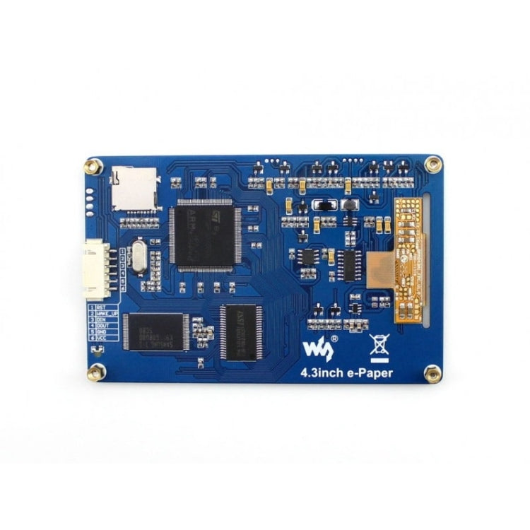 Waveshare 4.3 inch 800x600 Pixel Serial Interface Electronic Paper Display UART Module - free shipping - PMC Jewellery - Order now!
