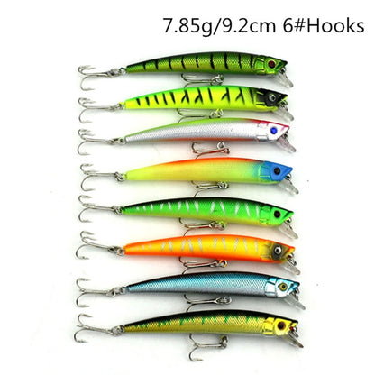 HENGJIA Set002 43 PCS Sequin Set Metal Sequins False Bait Fresh Sea Bass Fishing Bait Set, Length: 5 to 10.5cm, Bagged - Fishing Lures by HENGJIA | Online Shopping South Africa | PMC Jewellery | Buy Now Pay Later Mobicred