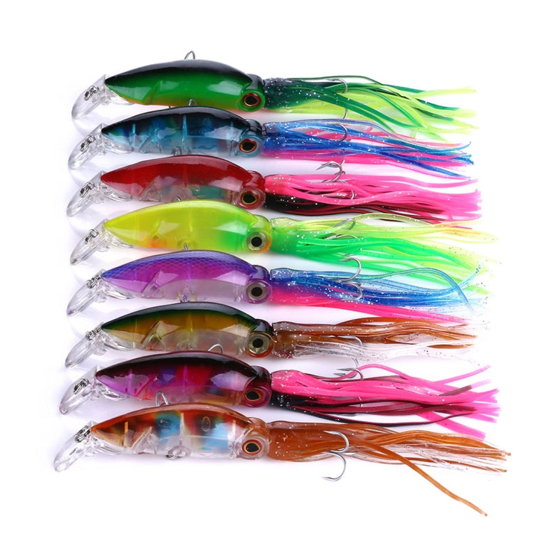 HENGJIA JIZ002 10cm/16.6g 8 PCS Big Octopus Squid Shaped Hard Baits Long Shot Fishing Lures Tackle Baits Fit Sea Fishing and Freshwater Fishing,Boxed - Fishing Lures by HENGJIA | Online Shopping South Africa | PMC Jewellery | Buy Now Pay Later Mobicred