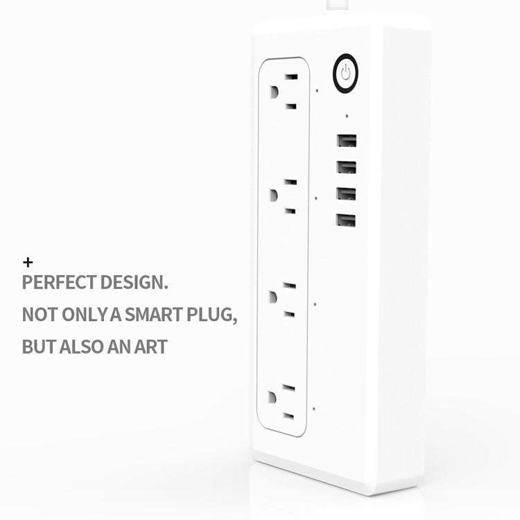 XS-A24 WiFi Smart Power Plug Socket Wireless Remote Control Timer Power Switch with USB Port, Compatible with Alexa and Google Home, Support iOS and Android, US Plug - Smart Socket by PMC TechLife | Online Shopping South Africa | PMC TechLife