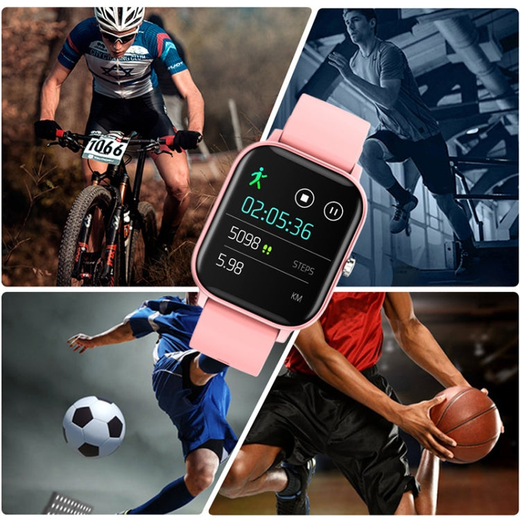 LOKMAT P8 1.4 inch Screen Waterproof Health Smart Watch, Pedometer / Sleep / Heart Rate Monitor (Pink) - Smart Watches by Lokmat | Online Shopping South Africa | PMC Jewellery | Buy Now Pay Later Mobicred