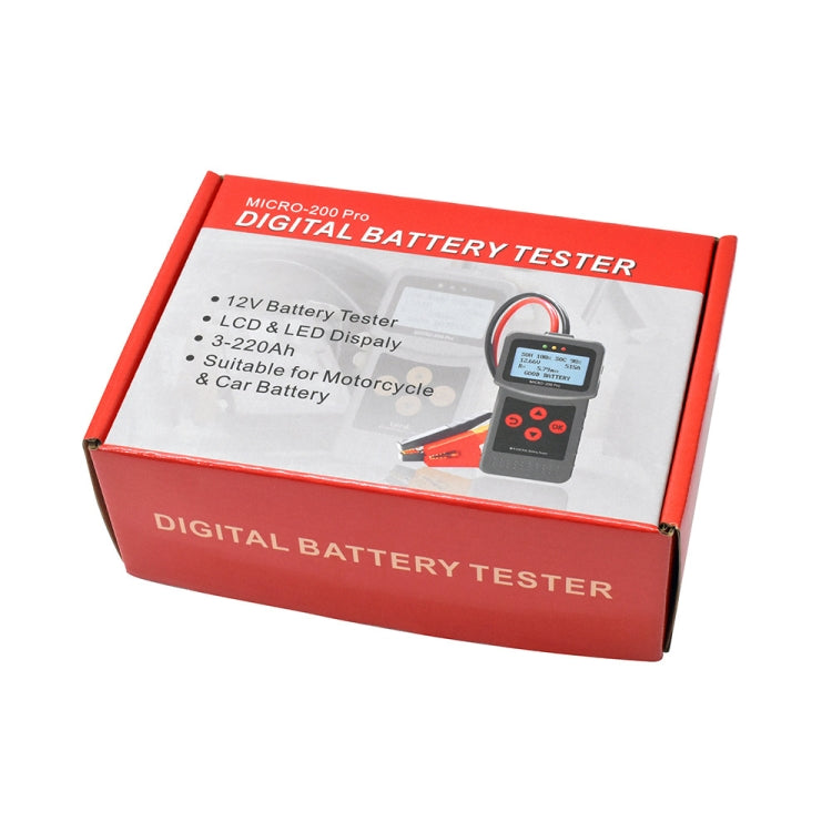 MICRO-200 PRO Car Battery Tester Battery Internal Resistance Life Analyzer, Nordic Version - Code Readers & Scan Tools by PMC Jewellery | Online Shopping South Africa | PMC Jewellery