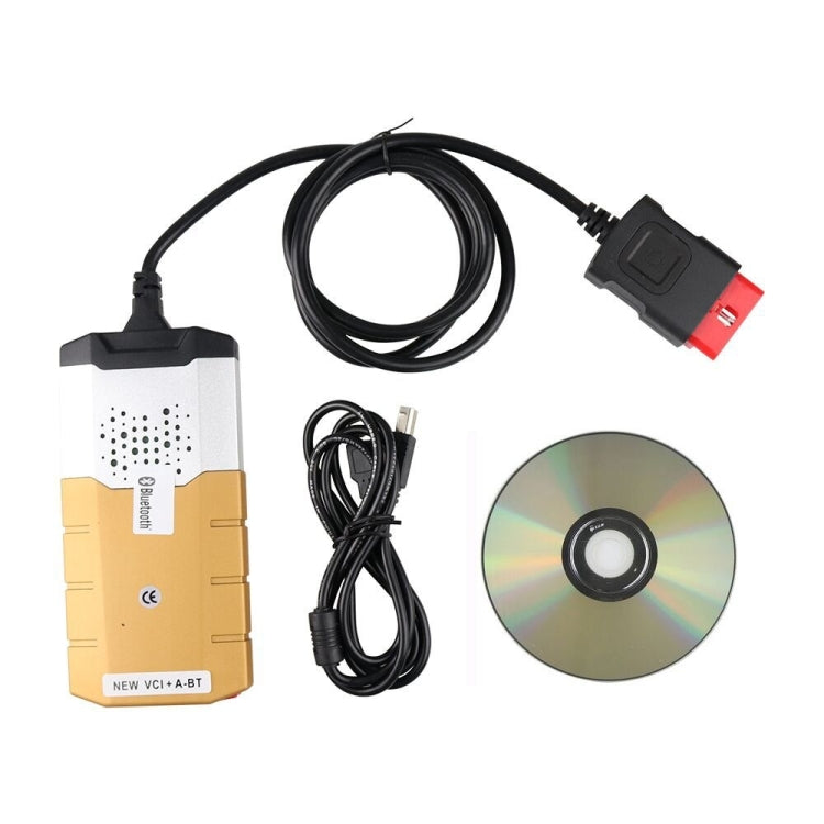 Autocom CDP Professional Car Bluetooth Diagnostic Cables Aluminum Alloy OBD2 Diagnostic Tool Delphi DS150E (Gold) - free shipping - PMC TechLife - Order now!