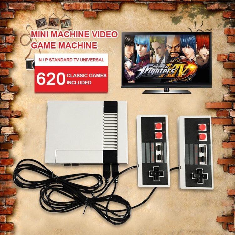 Retro Classic TV Mini Game Console, Built-in 620 Games, US Plug - free shipping - PMC TechLife - Order now!
