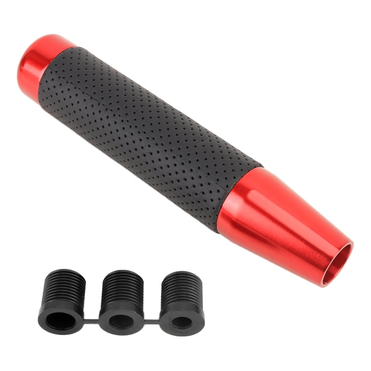 Metal Leather Long Column Car Shift Knob, Size: 18x3.3cm (Red) - Shift Knob by PMC TechLife | Online Shopping South Africa | PMC TechLife