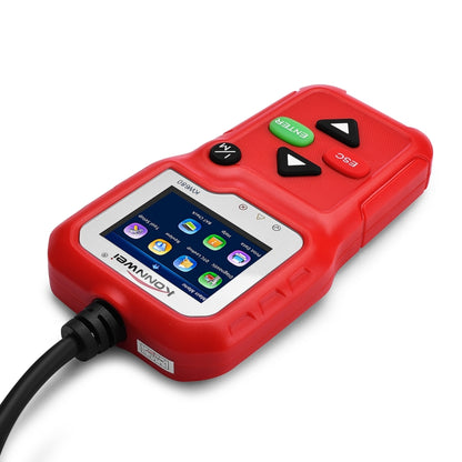 KONNWEI KW680 Mini OBDII Car Auto Diagnostic Scan Tools  Auto Scan Adapter Scan Tool (Can Detect Battery and Voltage, Only Detect 12V Gasoline Car)(Red) - Code Readers & Scan Tools by KONNWEI | Online Shopping South Africa | PMC Jewellery