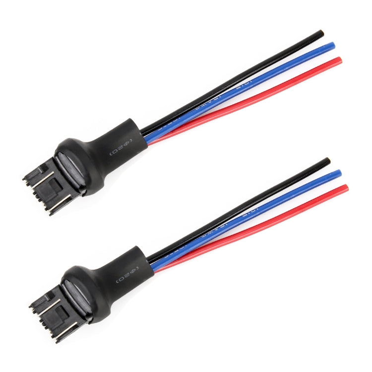 1 Pair T20 / 7443 Bulb Holder Base Male Socket with Wire - free shipping - PMC TechLife - Order now!