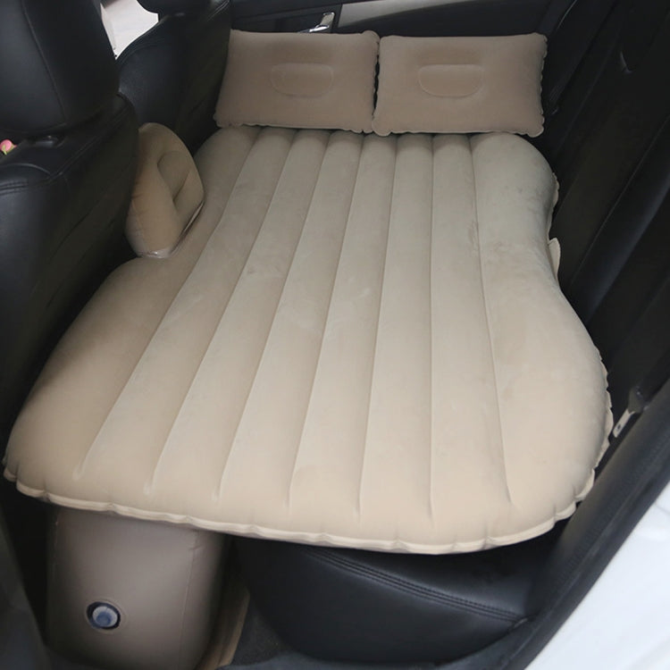 Car Travel Inflatable Mattress Air Bed Camping Universal SUV Back Seat Couch With Protection Air Cushion(Khaki) - Seat Accessories by PMC Jewellery | Online Shopping South Africa | PMC Jewellery