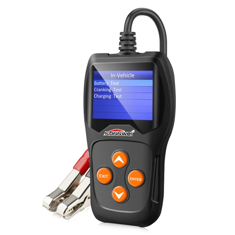 KONNWEI KW600 Auto Battery Analyzer 100 to 2000CCA Car Tester 12V 2.4 inch Digital Color Screen Cranking Charging Car Diagnostic - Code Readers & Scan Tools by KONNWEI | Online Shopping South Africa | PMC Jewellery | Buy Now Pay Later Mobicred