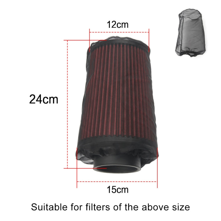 Universal Air Filter Protective Cover High Flow Air Intake Filters Waterproof Oilproof Dustproof Sheet, Size: 24 x 15 x 12cm - Others by PMC Jewellery | Online Shopping South Africa | PMC Jewellery