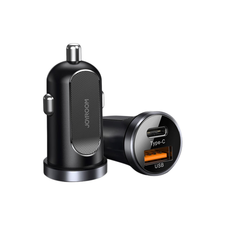 JOYROOM C-A08 30W Mini PD+QC3.0 Dual-port Smart Car Charger (Black) - Car Charger by JOYROOM | Online Shopping South Africa | PMC Jewellery