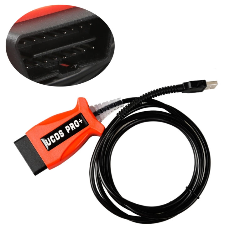UCDS PRO+ Car OBD2 Diagnostic Tool with 35 Tokens UCDS for Ford USB Connection - Code Readers & Scan Tools by PMC TechLife | Online Shopping South Africa | PMC TechLife