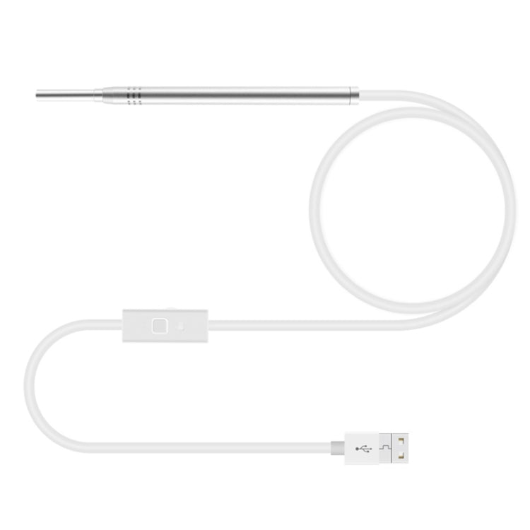 1MP HD Visual Ear Nose Tooth Endoscope Borescope with 6 LEDs, Lens Diameter: 3.9mm(Silver) -  by PMC TechLife | Online Shopping South Africa | PMC TechLife