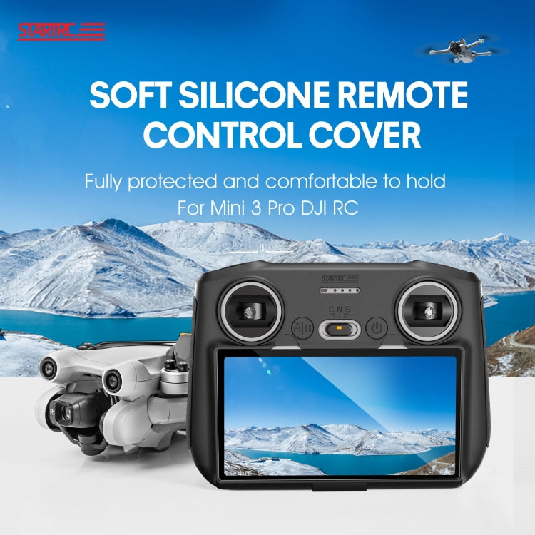STARTRC Silicone Shockproof Anti-scratch Case for DJI Mini 3 Pro Remote Control(Black) - Carry Cases & Bags by STARTRC | Online Shopping South Africa | PMC TechLife | Buy Now Pay Later Mobicred