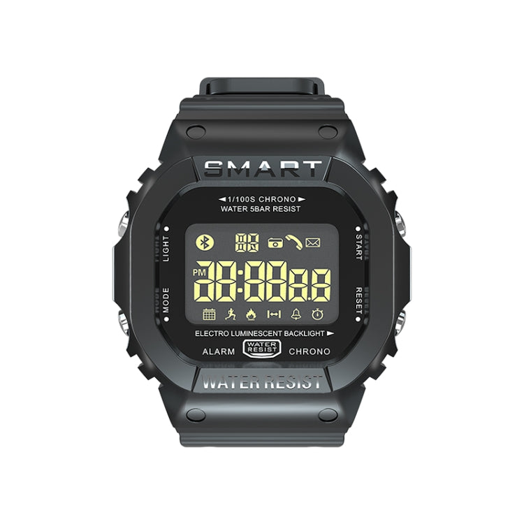 Lokmat MK22 1.21 inch FSTN LCD Screen 50m Waterproof Smart Watch, Support Information Reminder / Remote Camera / Sport Record(Black) - Smart Watches by Lokmat | Online Shopping South Africa | PMC Jewellery | Buy Now Pay Later Mobicred