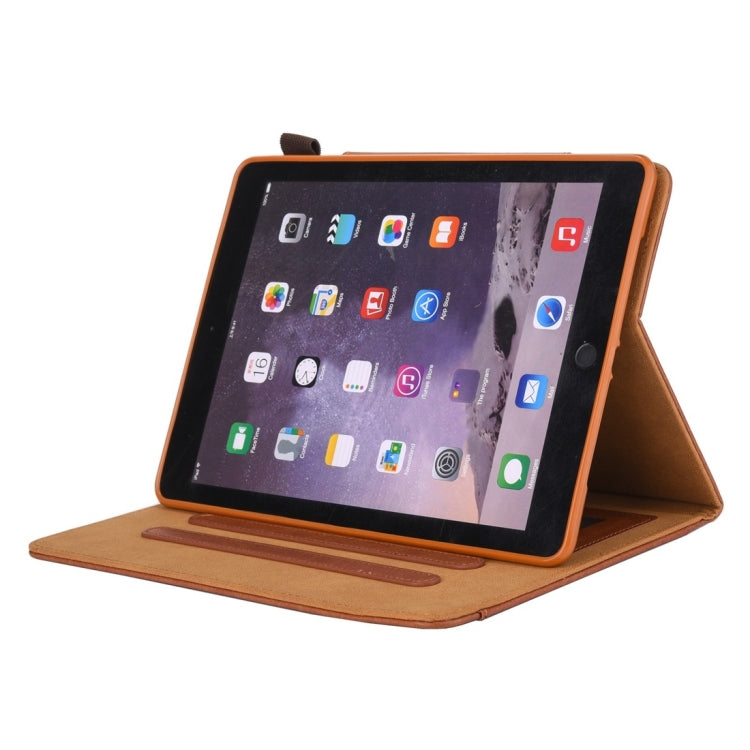 For iPad 10.2 2021 / 2020 / 2019 Business Style Horizontal Flip Leather Case with Holder & Card Slot & Photo Frame & Wallet(Brown) - iPad 10.2 Cases by PMC Jewellery | Online Shopping South Africa | PMC Jewellery