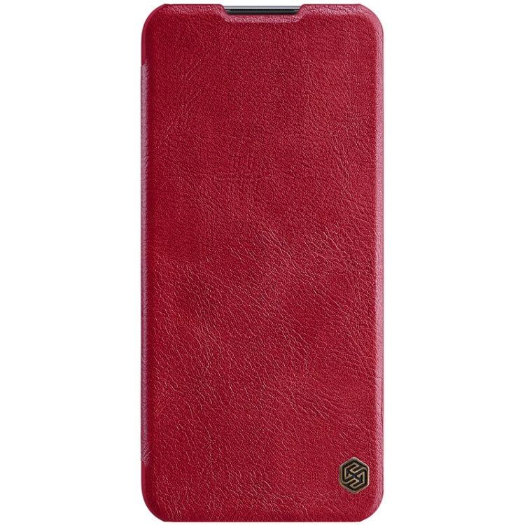 For OnePlus Nord N100 NILLKIN QIN Series Crazy Horse Texture Horizontal Flip Leather Case with Card Slot(Red) - OnePlus Cases by NILLKIN | Online Shopping South Africa | PMC Jewellery