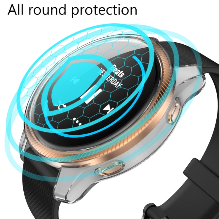 Electroplating Full Coverage TPU Protective Case for Garmin Venu(Transparent) - Watch Cases by PMC TechLife | Online Shopping South Africa | PMC TechLife | Buy Now Pay Later Mobicred