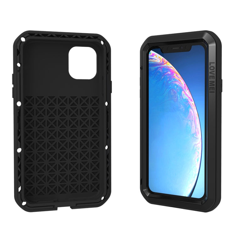 For iPhone 11 LOVE MEI Metal Shockproof Waterproof Dustproof Protective Case(Yellow) - free shipping - PMC TechLife - Order now!