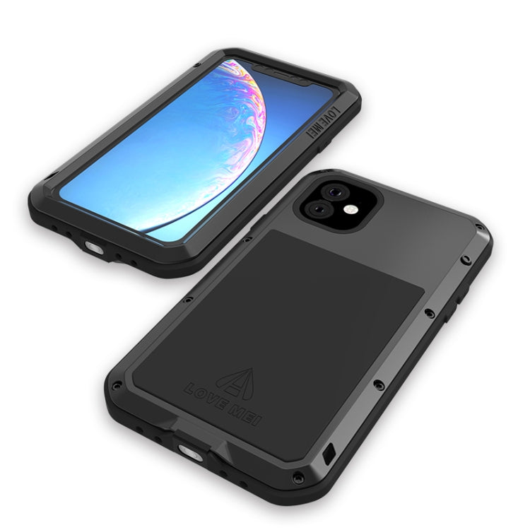 For iPhone 11 LOVE MEI Metal Shockproof Waterproof Dustproof Protective Case(Yellow) - free shipping - PMC TechLife - Order now!