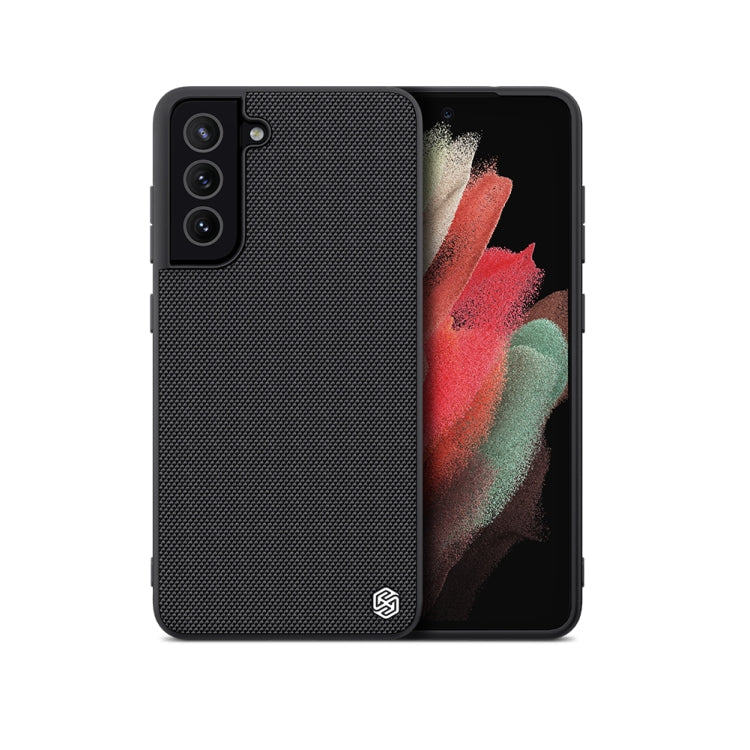 For Samsung Galaxy S21 FE 5G NILLKIN 3D Textured Nylon Fiber TPU Case(Black) - Galaxy Phone Cases by NILLKIN | Online Shopping South Africa | PMC Jewellery