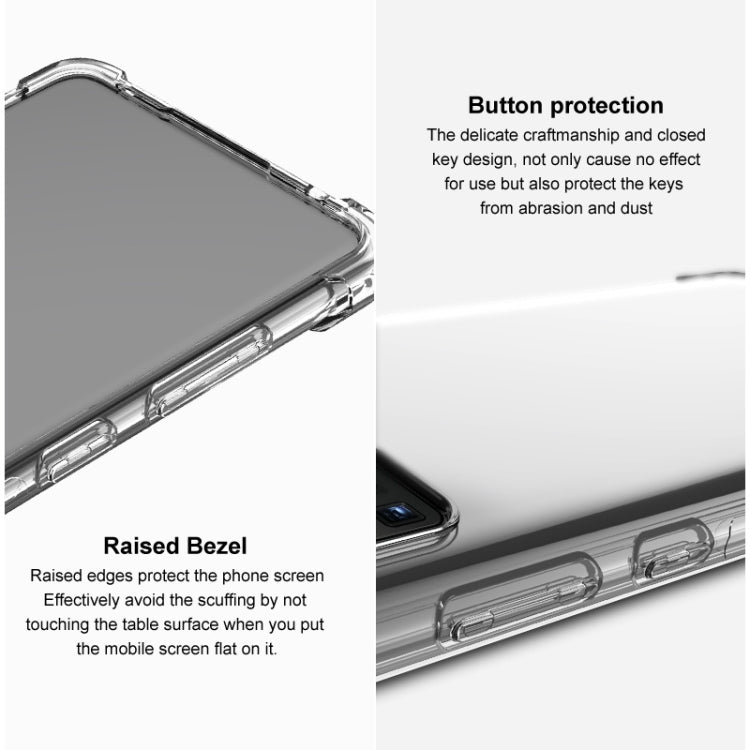 For Google Pixel 6 IMAK All-inclusive Shockproof Airbag TPU Case with Screen Protector(Transparent) - Google Cases by imak | Online Shopping South Africa | PMC TechLife | Buy Now Pay Later Mobicred